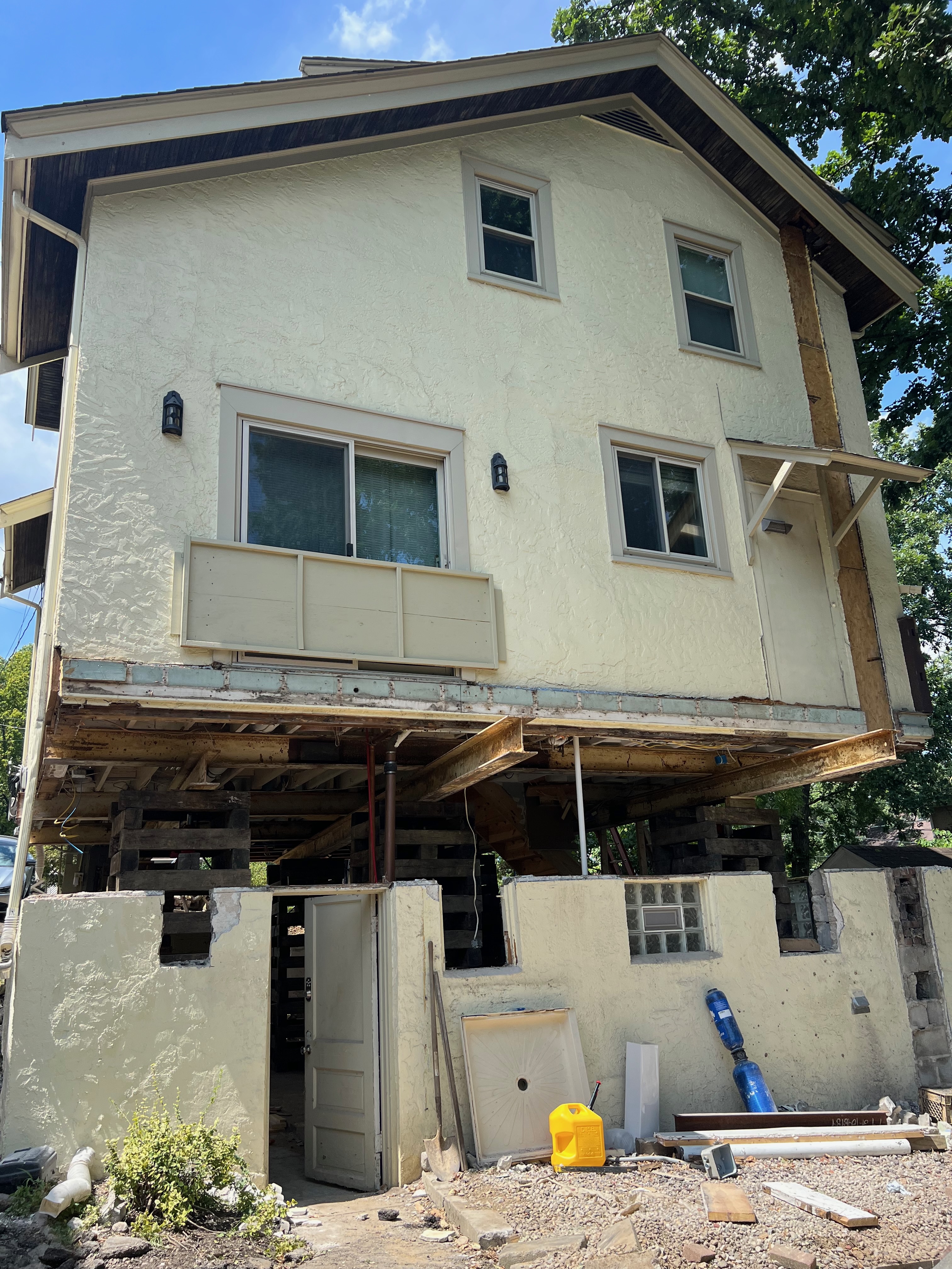 lifted house
